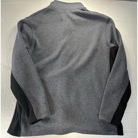 Chicago Blackhawks Sweater Mens XL Gray NHL Fleece Full Zip Jacket Hockey - Picture 2 of 9